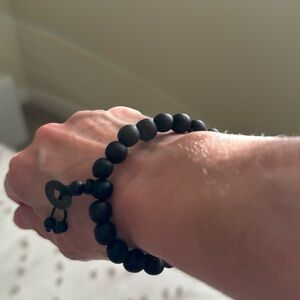 Wooden bead bracelet